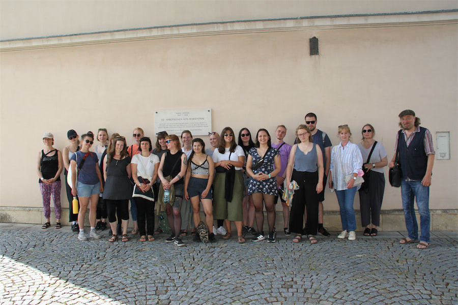 Students and lecturers from Dresden in Marienthal